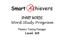 Smart Words Word Study Program
