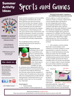 Free - HANDS in Autism