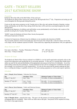 cleaning of showgrounds and removal of rubbish