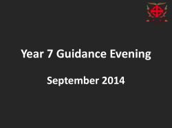 Progress In Year 7 - Holy Cross Catholic High School