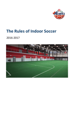 The Rules of Indoor Soccer