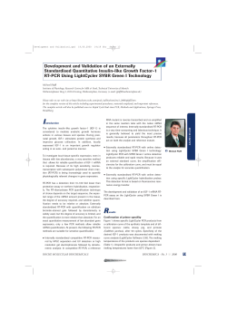 Development and Validation of an Externally Standardised