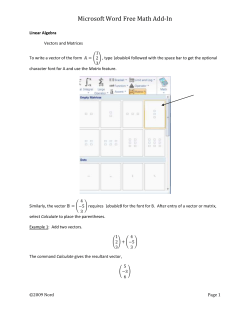 Linear Algebra - Gonzaga University :: WEB02