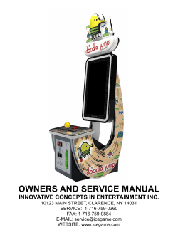 owners and service manual