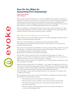 How Do You Make An Accounting Firm Interesting?