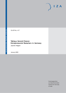 IZA Discussion Paper No. 417