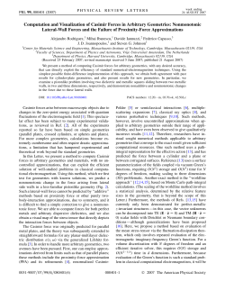Computation and Visualization of Casimir Forces in Arbitrary