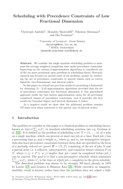 Scheduling with Precedence Constraints of Low Fractional Dimension