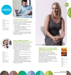 A du lts A Crash Course in Xero Value, Position and Pitch: marketing