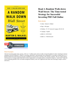 Read A Random Walk down Wall Street: The Time