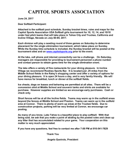 Fast Pitch Tournament - Capitol Sports Association