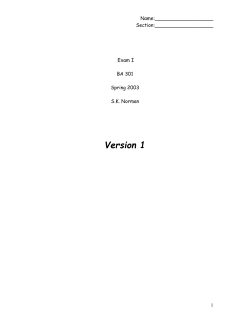 Exam II