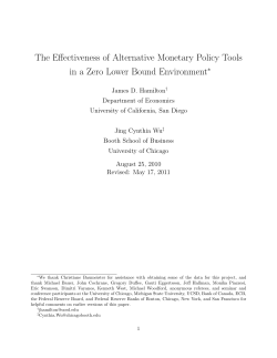 The Effectiveness of Alternative Monetary Policy Tools in a Zero