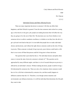 Cody Johnson and David Koontz PDP Ms. Duncan 12/3/12