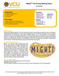 Might! The Bioenergetics Game