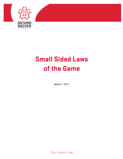 Small Sided Laws of the Game