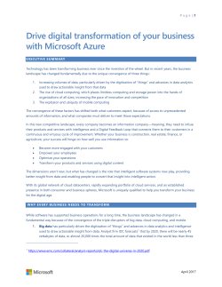 Azure Digital Transformation whitepaper