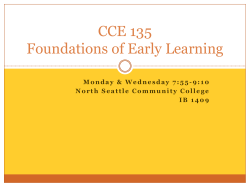 Learning Story - Faculty and Staff Web Pages