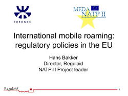 International Mobile Roaming in the EU