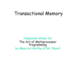 Transactional Memory