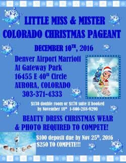 Every contestant must bring gift for their age