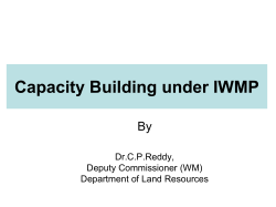 CB Strategy IWMP By DC - Department of Land Resources