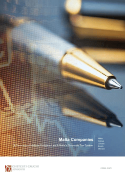 Malta Companies - Chetcuti Cauchi