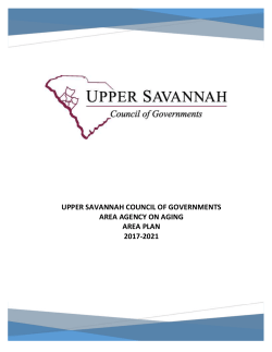 area agency on aging - Upper Savannah Council of Governments