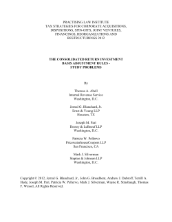 (i) Facts. P owns all of the stock of S. P and S file consolidated