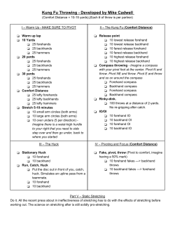 Kung Fu Throwing - Developed by Mike Cadwell