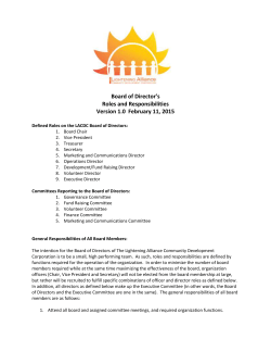 Marketing and Communications Director