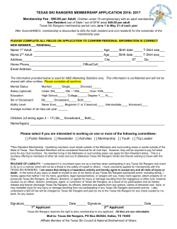 membership application
