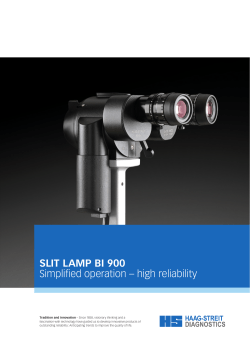 Flyer BI 900 - Haag-Streit Diagnostics