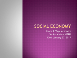 Defining the Social Economy