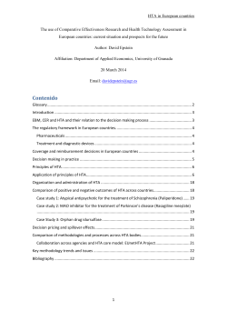 HTA in European Countries