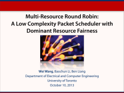 Multi-Resource Round Robin: A Low Complexity Packet Scheduler