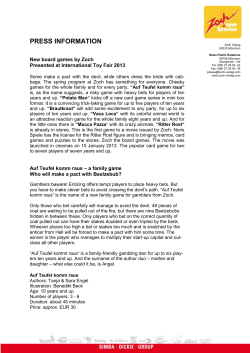 Heinz Meister und Klaus Zoch haben als kreatives