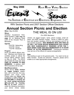 Annual Section Picnic and Election