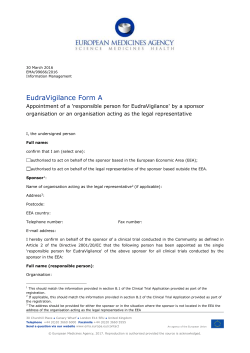 Form A - European Medicines Agency