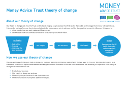 Money Advice Trust theory of change