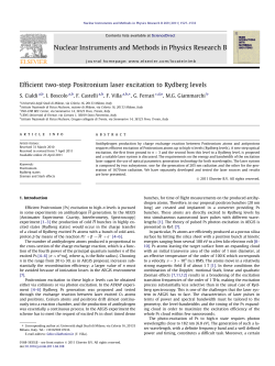 Efficient two-step Positronium laser excitation to Rydberg levels