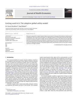 Getting used to it: The adaptive global utility model