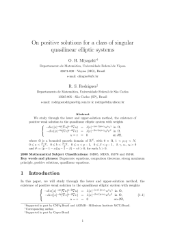 On positive solutions for a class of singular quasilinear elliptic systems