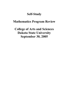 math-self-study-final-2005 - Academic Assessment