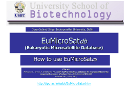 EuMicroSatdb - veenuash.info