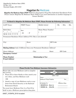 2016 Enrollment Form - Magellan Rx Medicare logo