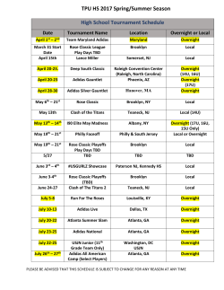 TPU HS 2017 Spring/Summer Season High School