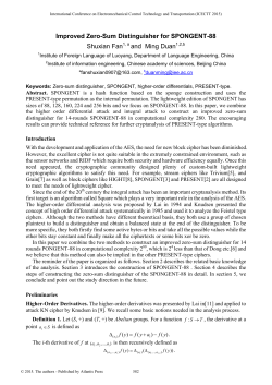 Improved Zero-Sum Distinguisher for SPONGENT