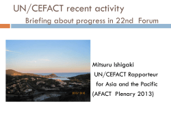 31st AFACT Plenary 28.11_Brief-report-of-22nd-UNCEFACT