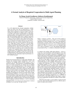 A Formal Analysis of Required Cooperation in Multi